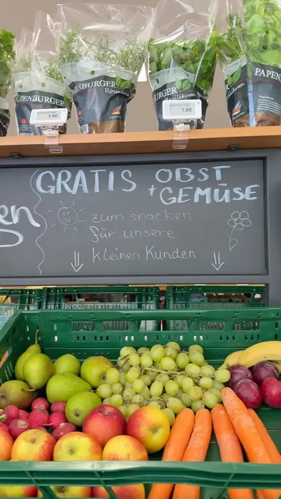 Neu bei uns: Gratis Obst und Gemüse für die Kleinen. 🍎🥕 Wir haben gestern eine kleine ne...