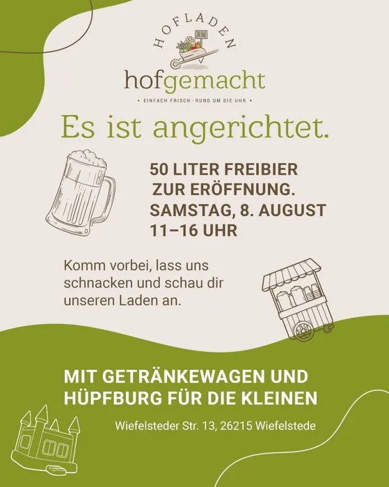 Nur noch einmal schlafen. 🌱 Morgen um 11 Uhr steigt unsere offizielle Eröffnungssause – u...